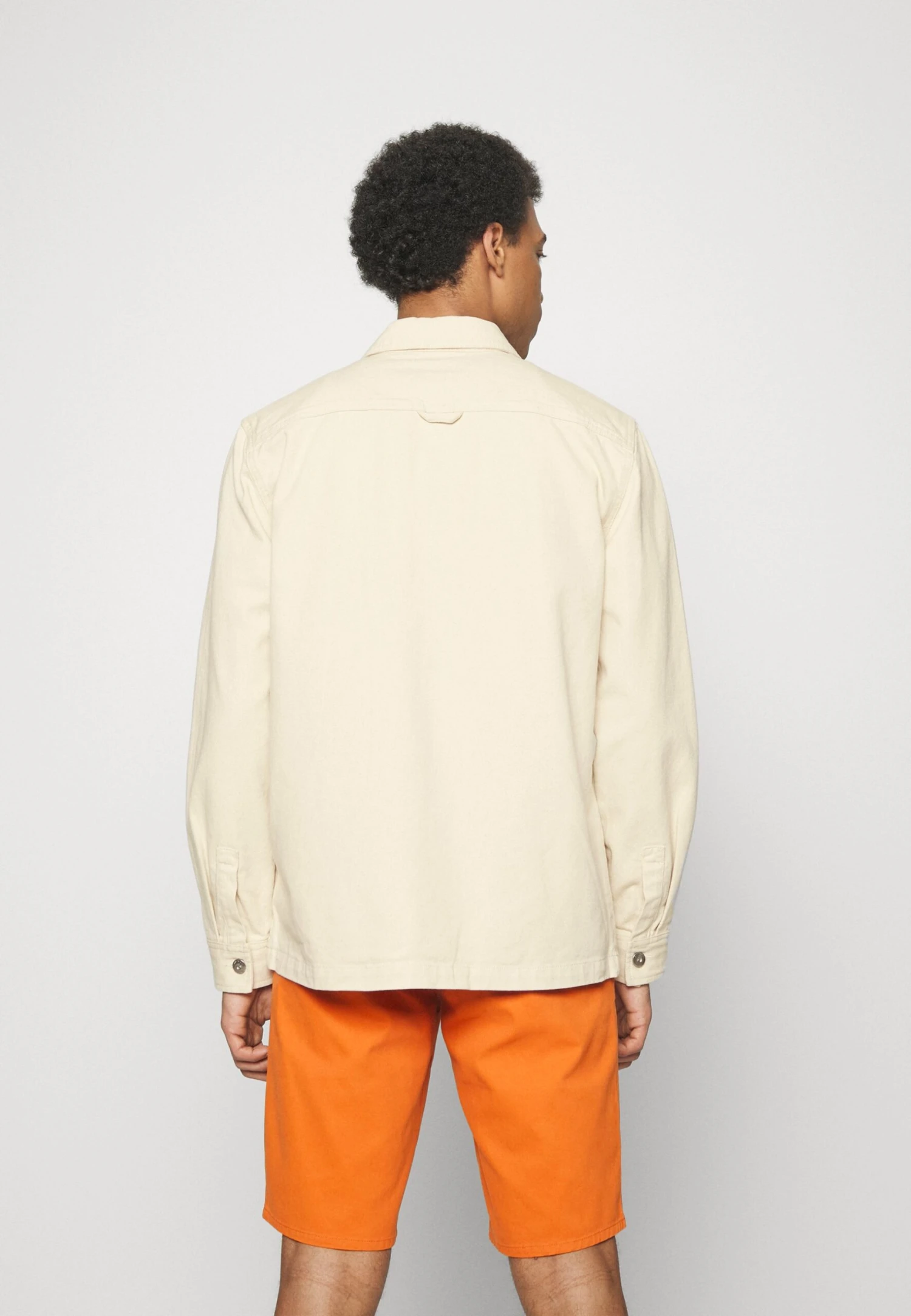 Pier One Undyed Twill- Denim Jacket - White 3 Pier One Undyed Twill- Denim Jacket - White - Image 3