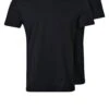 Pier One 2 Pack - Basic T-Shirt - Black