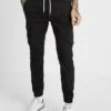 Pier One Cargo Trousers - Black