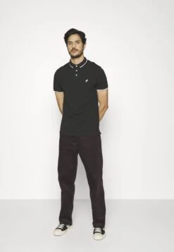 Pier One 2 Pack - Polo Shirt - Black/Dark Blue