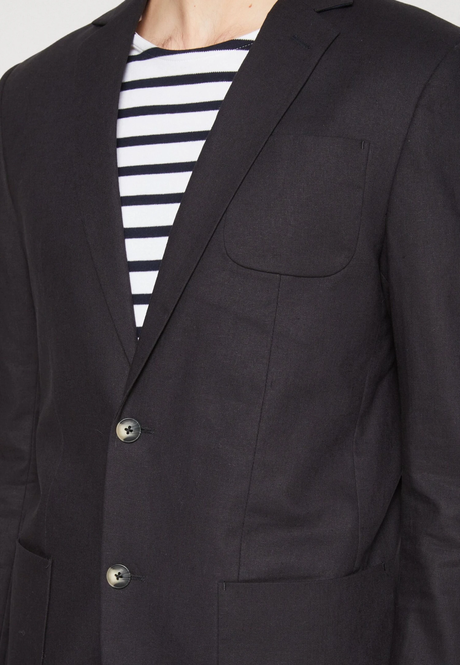 Pier One Blazer Jacket - Dark Blue 6 Pier One Blazer Jacket - Dark Blue - Image 6