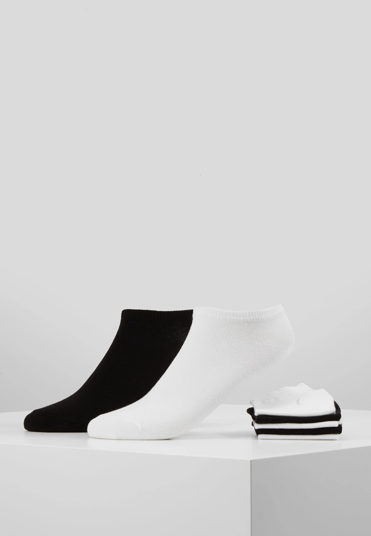 Pier One 7 Pack - Socks - White/Black 1 Pier One 7 Pack - Socks - White/Black