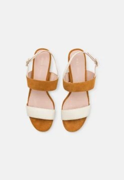 Pier One Leather- Sandals - White/Cognac 11 Pier One Leather- Sandals - White/Cognac -Pier One Sales Store 7bf1f83e1cba4f3fa26b89379bf96b29