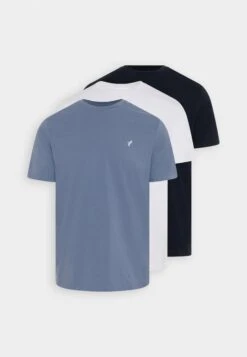 Pier One 3 Pack - Basic T-Shirt - White/Dark Blue/Blue 13 Pier One 3 Pack - Basic T-Shirt - White/Dark Blue/Blue -Pier One Sales Store 8188735d5da04a0e90815cda0be953a7