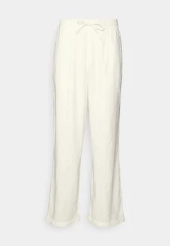 Pier One Drawcord Trousers Linen Blend - Trousers - White -Pier One Sales Store 82865836bb5b4fff94da44c3eaf1558d