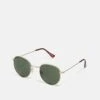 Pier One Unisex - Sunglasses - Gold-Coloured/Green