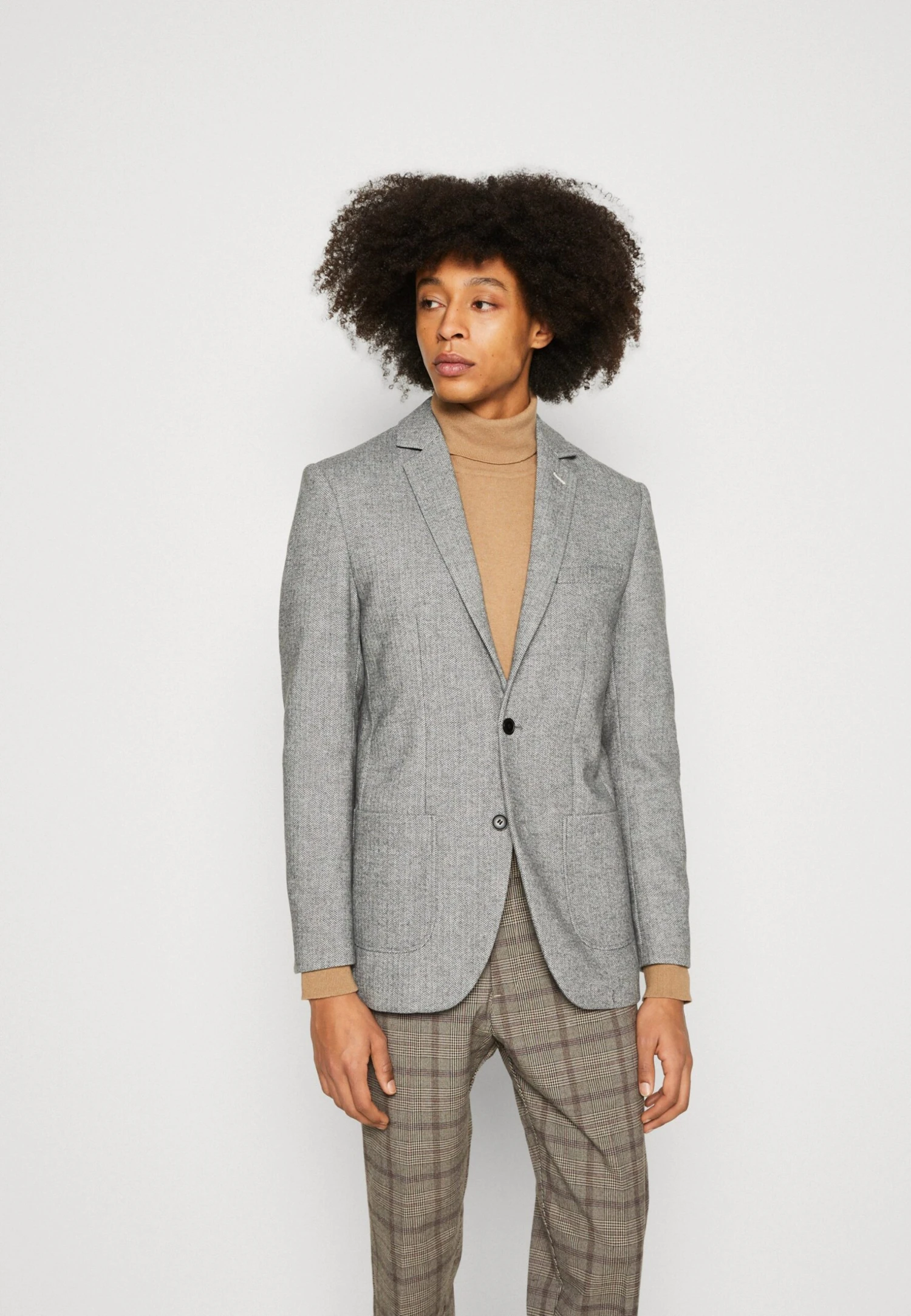 Pier One Blazer Jacket - Grey 1 Pier One Blazer Jacket - Grey