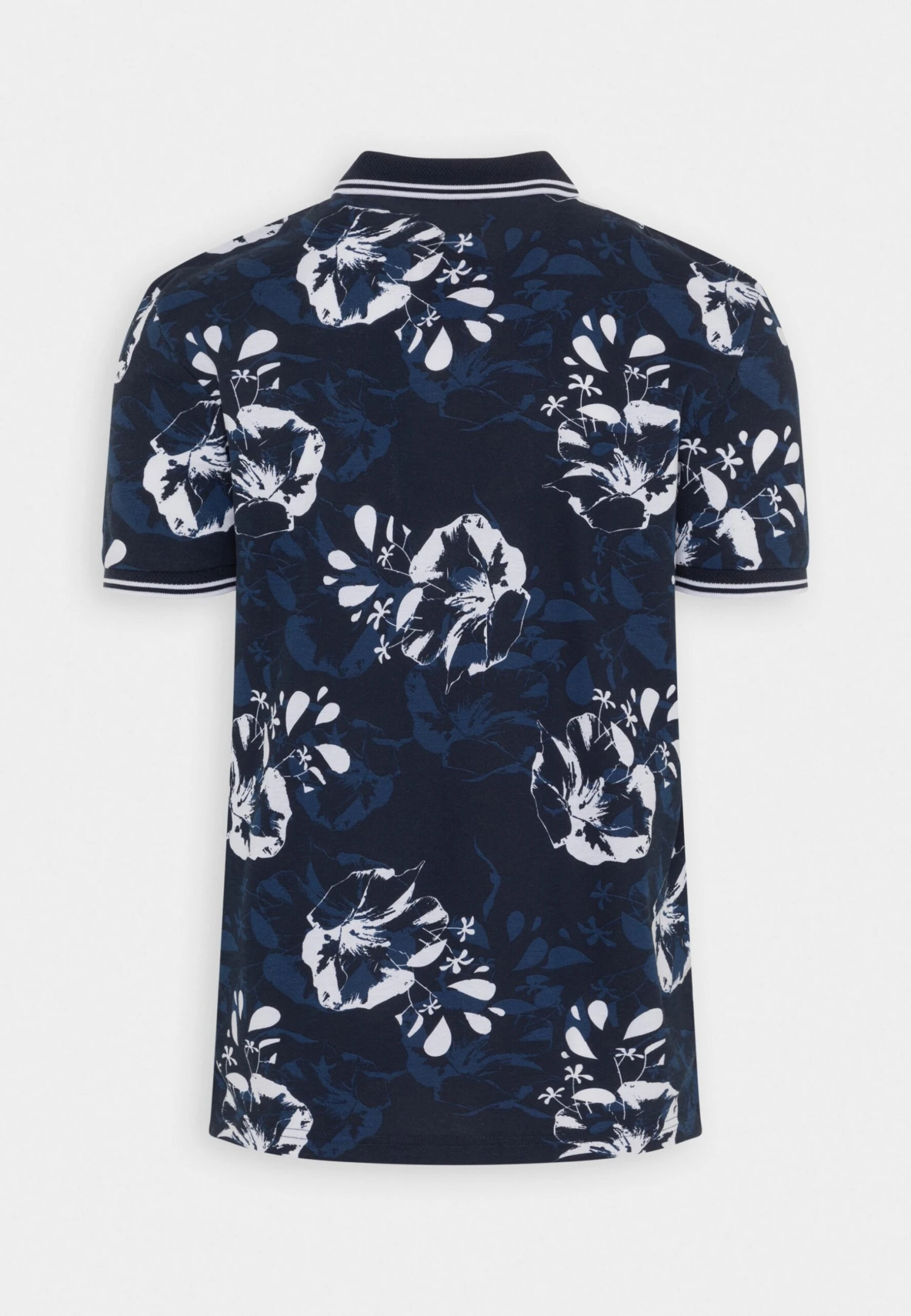 Pier One Polo Shirt - Blue/Black 2 Pier One Polo Shirt - Blue/Black - Image 2