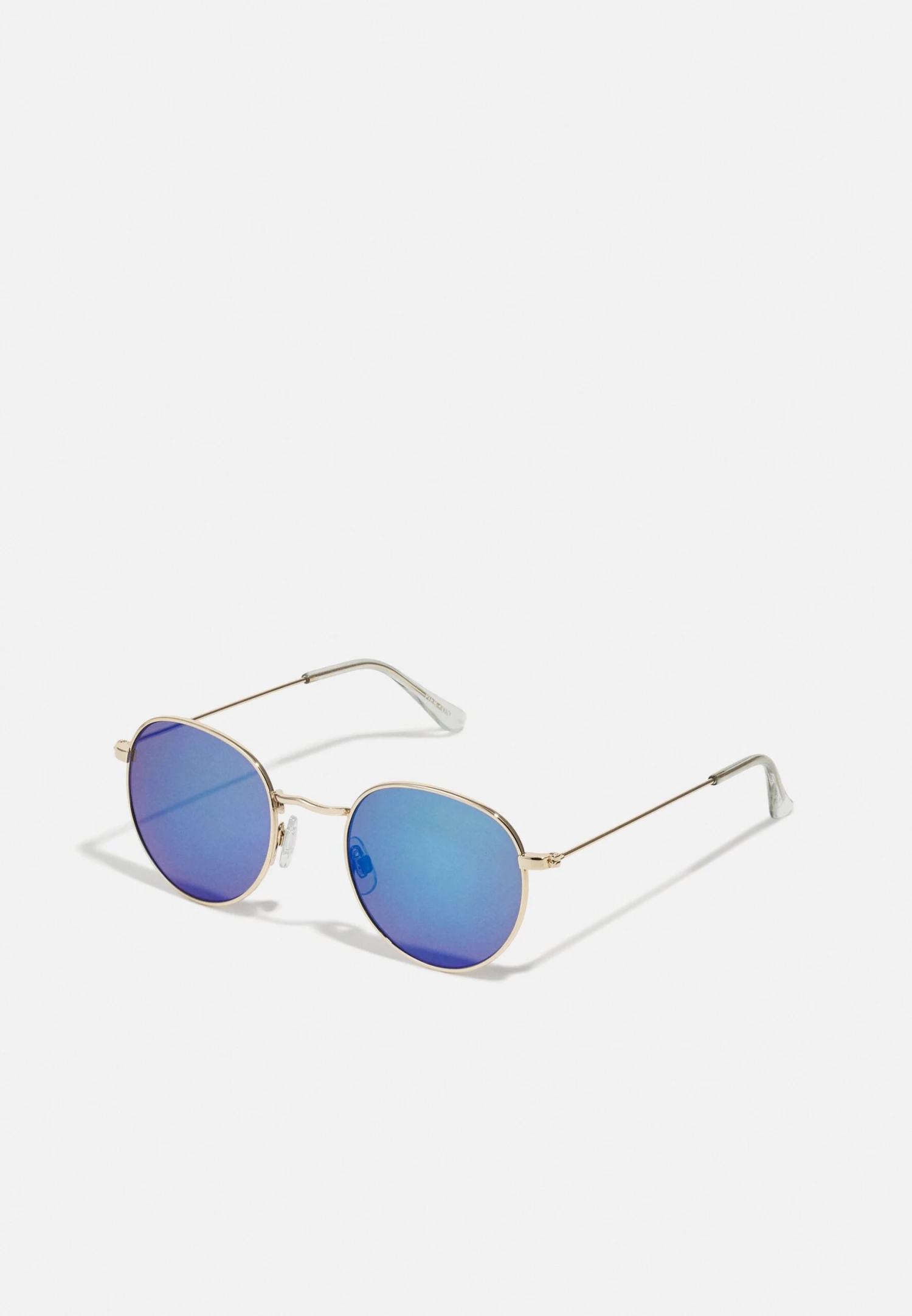 Pier One Unisex - Sunglasses - Gold-Coloured/Blue 1 Pier One Unisex - Sunglasses - Gold-Coloured/Blue
