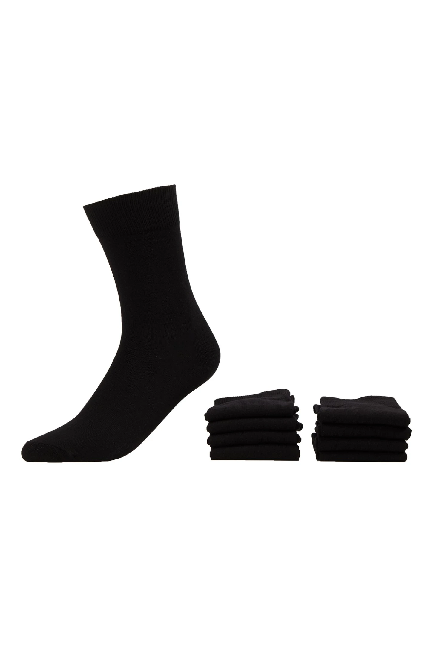 Pier One 7 Pack - Socks - Black 2 Pier One 7 Pack - Socks - Black - Image 2