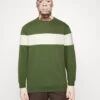 Pier One Sweatshirt - Khaki/Off-White