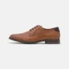 Pier One Smart Lace-Ups - Cognac