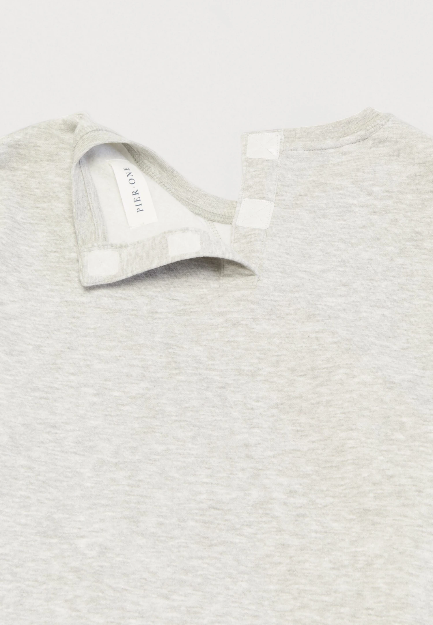 Pier One Sweatshirt - Mottled Light Grey 10 Pier One Sweatshirt - Mottled Light Grey - Image 10