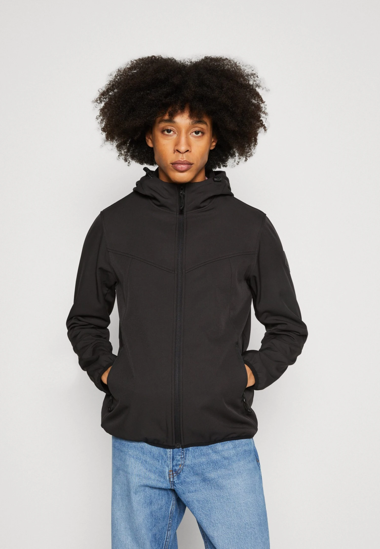 Pier One Waterproof Jacket - Black 1 Pier One Waterproof Jacket - Black