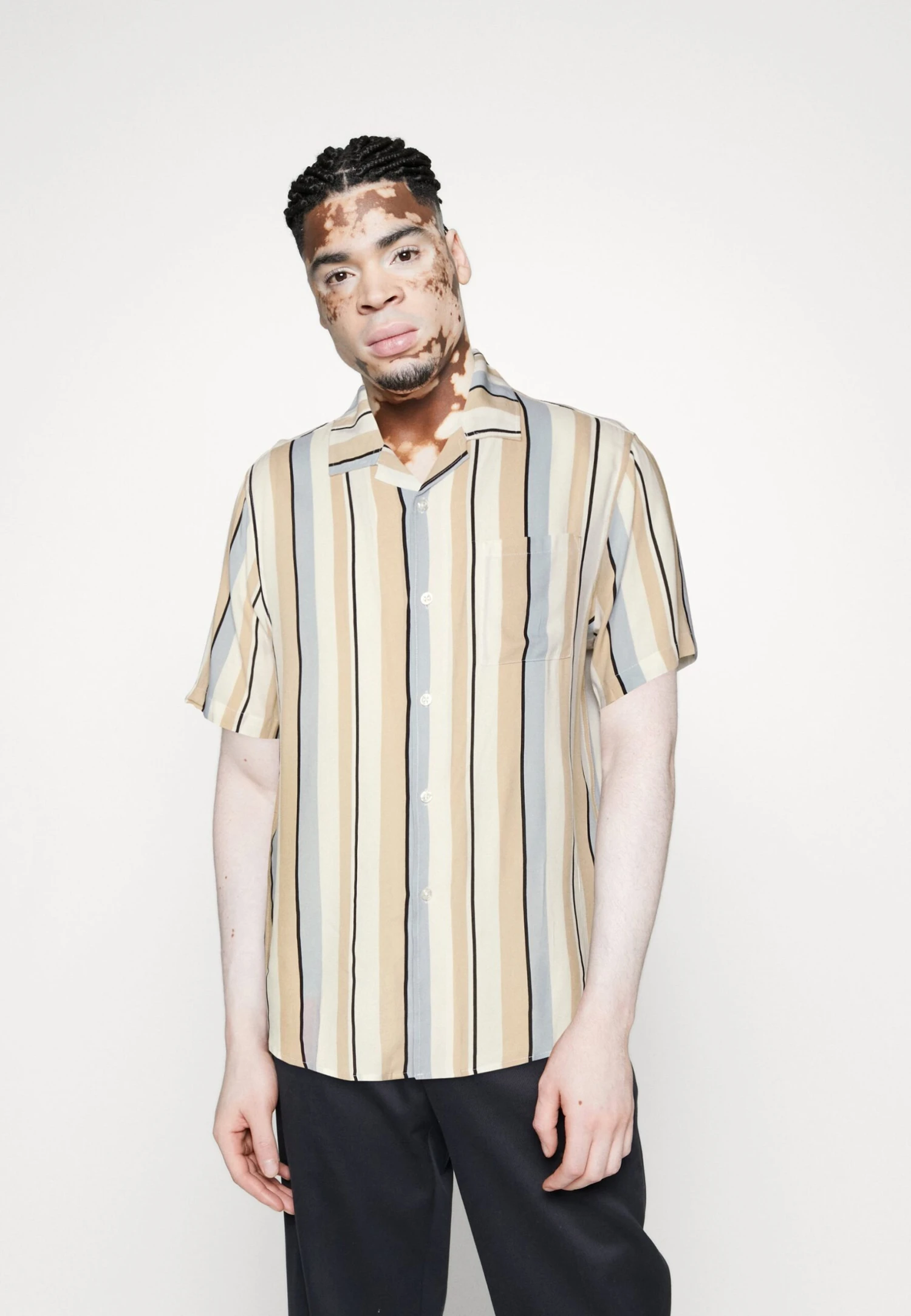 Pier One 3 Pack - Shirt - Beige/Black/White 5 Pier One 3 Pack - Shirt - Beige/Black/White - Image 5