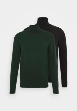 Pier One 2 Pack - Basic Turtleneck - Jumper - Black/Dark Green 10 Pier One 2 Pack - Basic Turtleneck - Jumper - Black/Dark Green -Pier One Sales Store 903218958e2e432c9ae54008d290ccf6