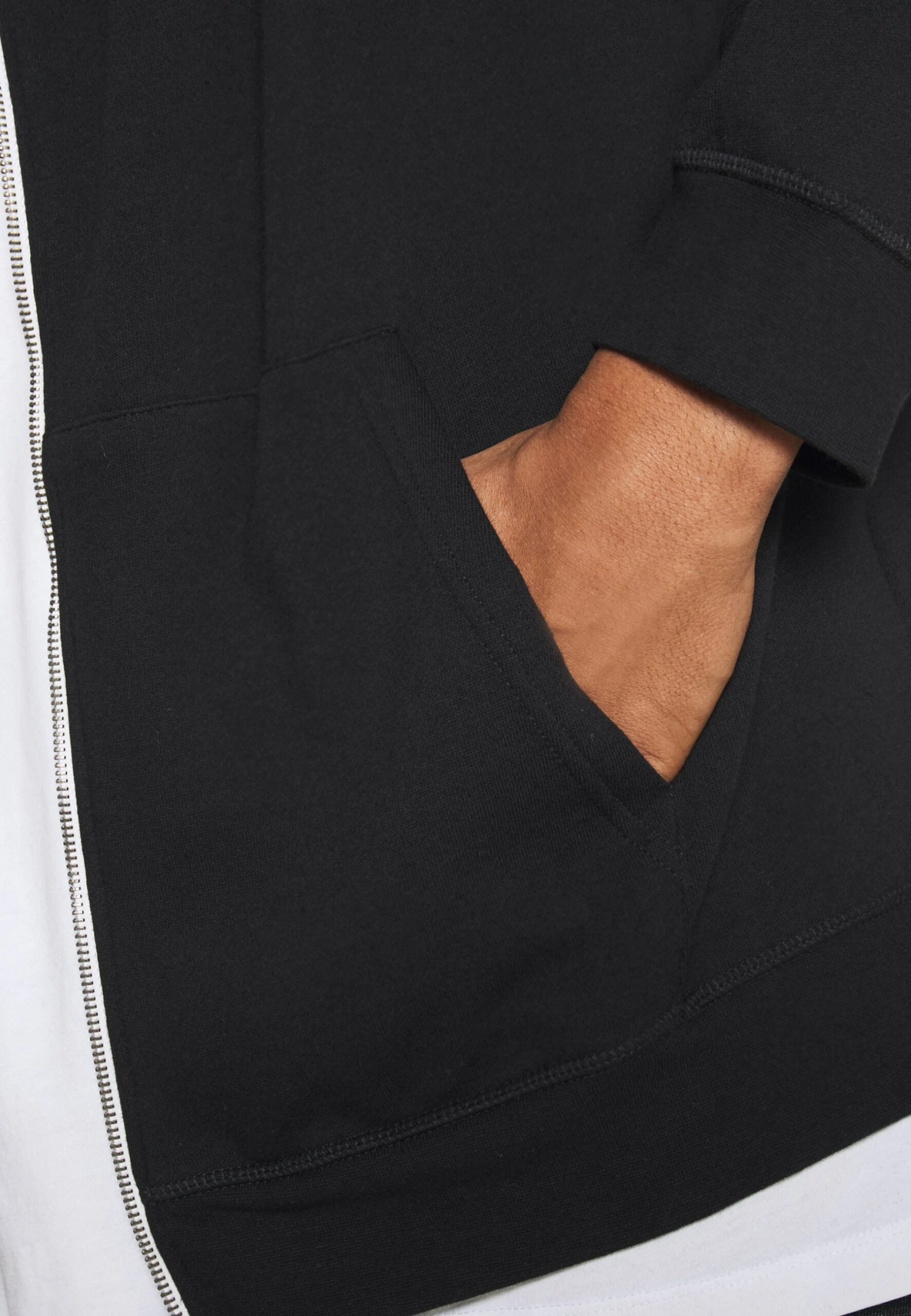 Pier One Zip-Up Sweatshirt - Black 4 Pier One Zip-Up Sweatshirt - Black - Image 4