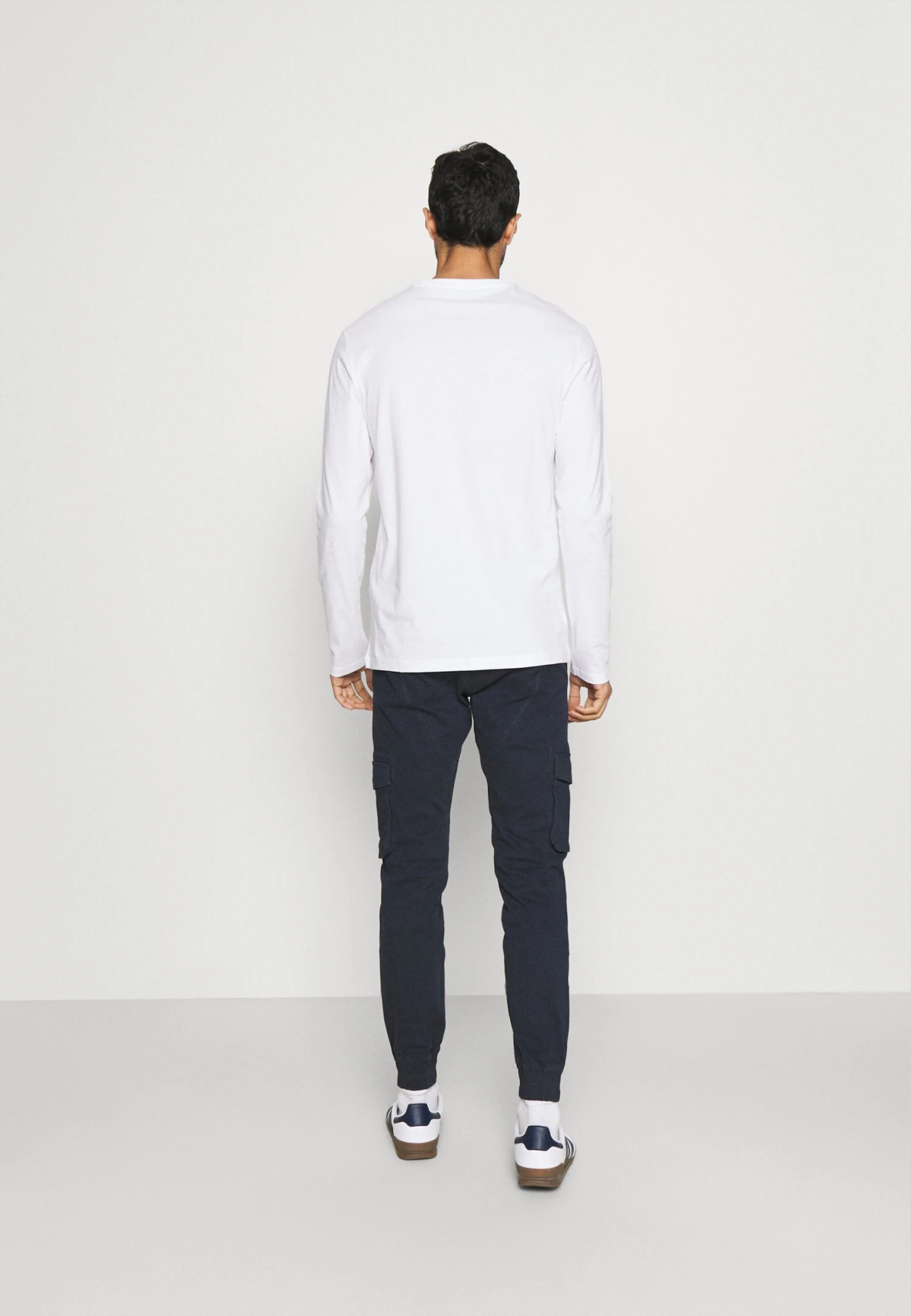 Pier One Cargo Trousers - Dark Blue 3 Pier One Cargo Trousers - Dark Blue - Image 3