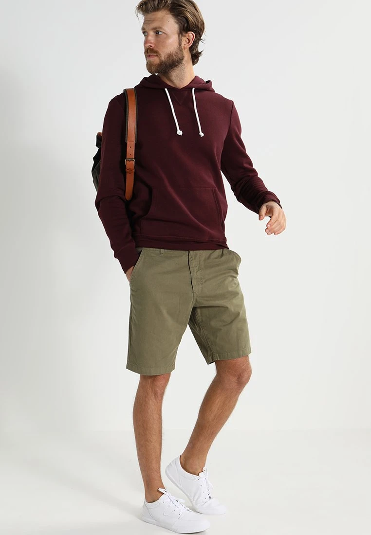 Pier One Hoodie - Bordeaux Melange 2 Pier One Hoodie - Bordeaux Melange - Image 2