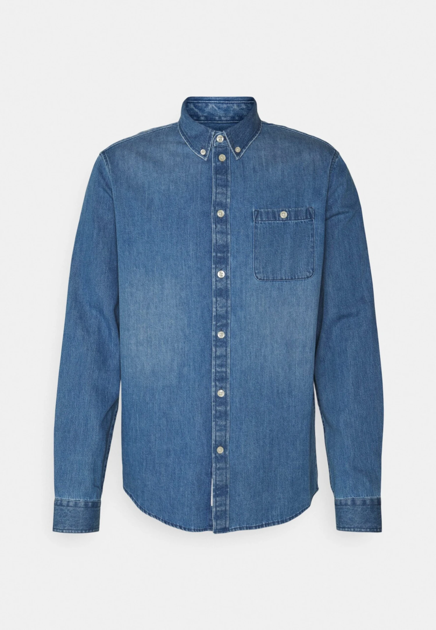 Pier One Denim Shirt - Shirt - Blue Denim 1 Pier One Denim Shirt - Shirt - Blue Denim