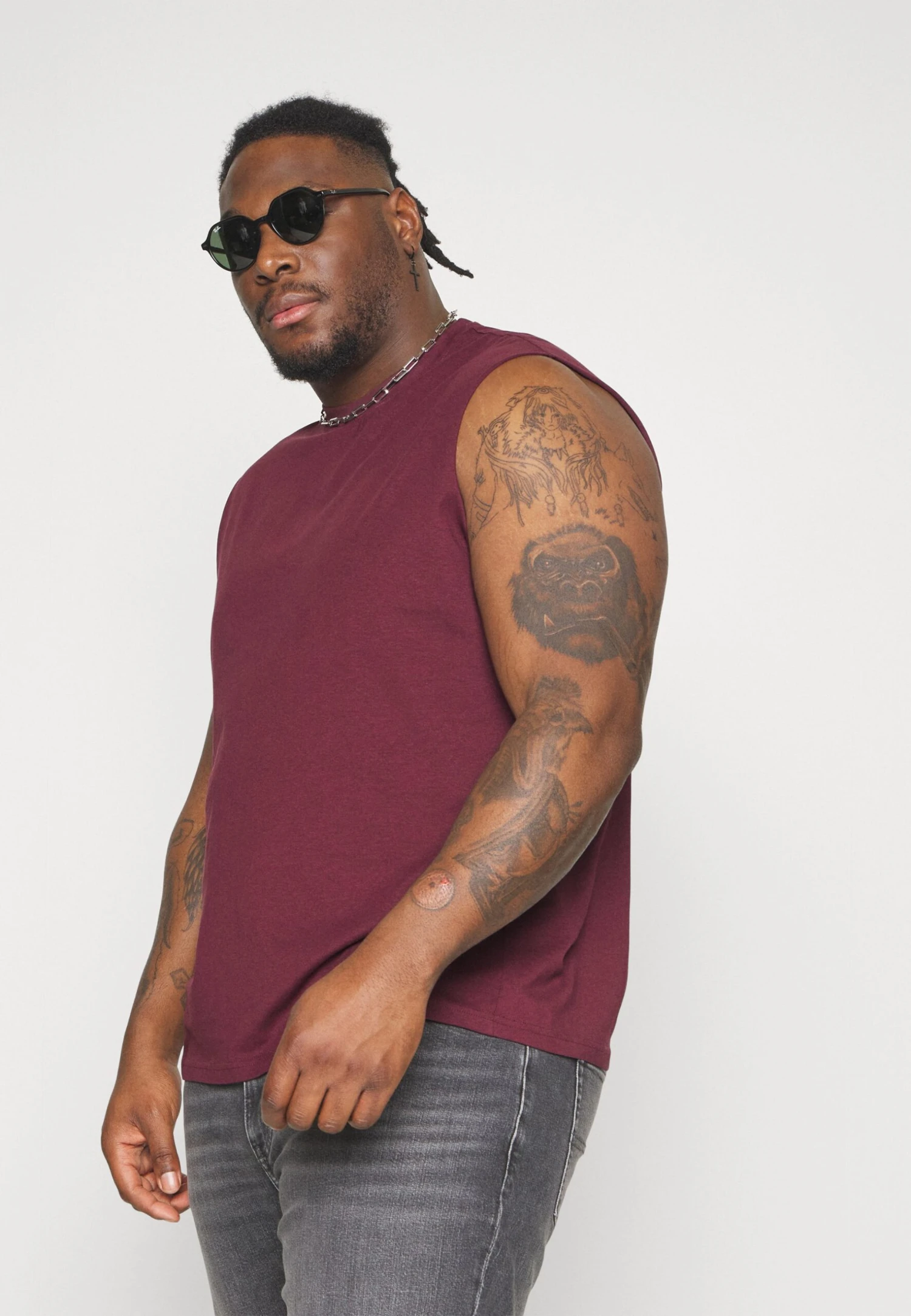 Pier One 2 Pack- Top - Black/Bordeaux 5 Pier One 2 Pack- Top - Black/Bordeaux - Image 5