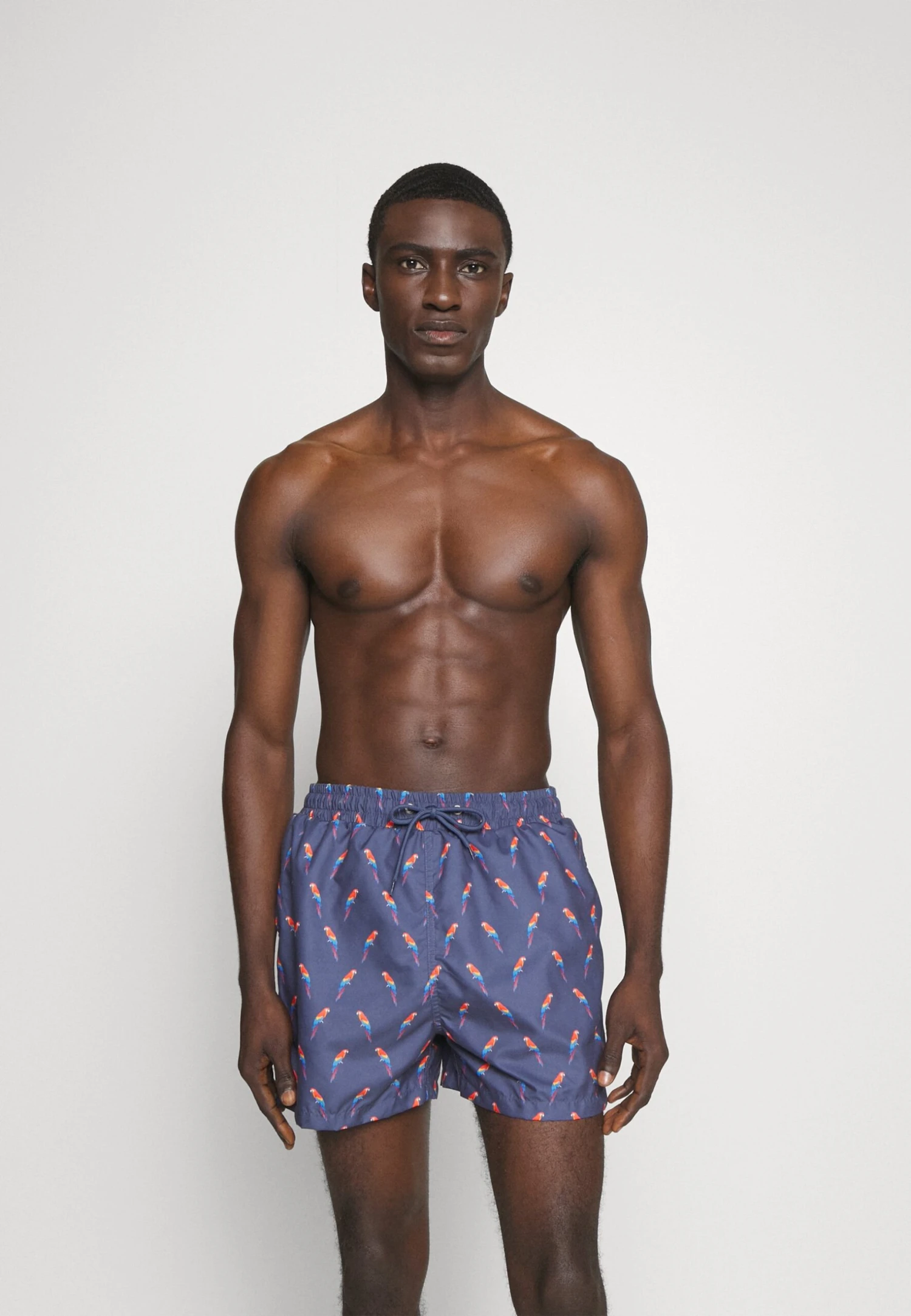 Pier One Swimming Shorts - Dark Blue/Multi-Coloured 1 Pier One Swimming Shorts - Dark Blue/Multi-Coloured