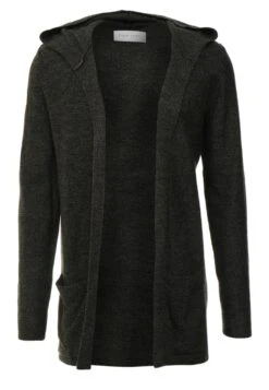Pier One Cardigan - Black/Olive -Pier One Sales Store 9e08a40a3b7741ef8b5831bf6a5c852e