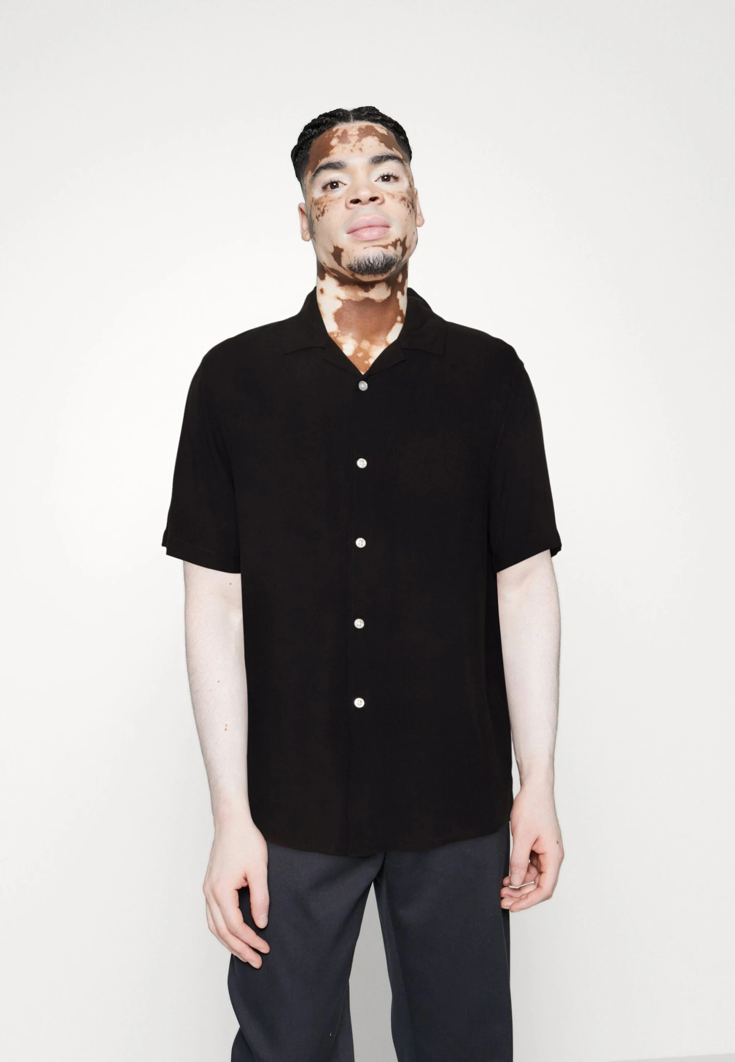 Pier One 3 Pack - Shirt - Beige/Black/White 4 Pier One 3 Pack - Shirt - Beige/Black/White - Image 4