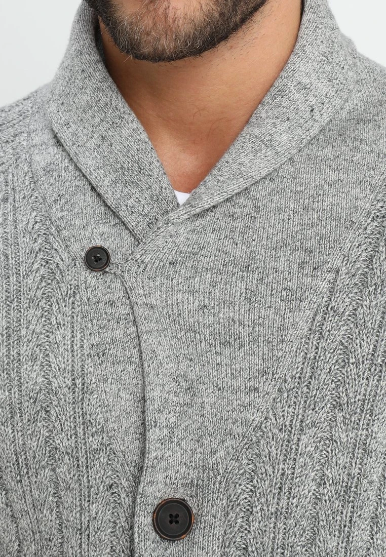 Pier One Cardigan - Mottled Dark Grey 4 Pier One Cardigan - Mottled Dark Grey - Image 4