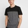 Pier One Print T-Shirt - Black