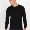 Pier One Basic Crewneck - Jumper - Black
