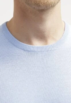 Pier One Basic Crewneck - Jumper - Light Blue -Pier One Sales Store b041e581fd1148bba0db07cb588bf608