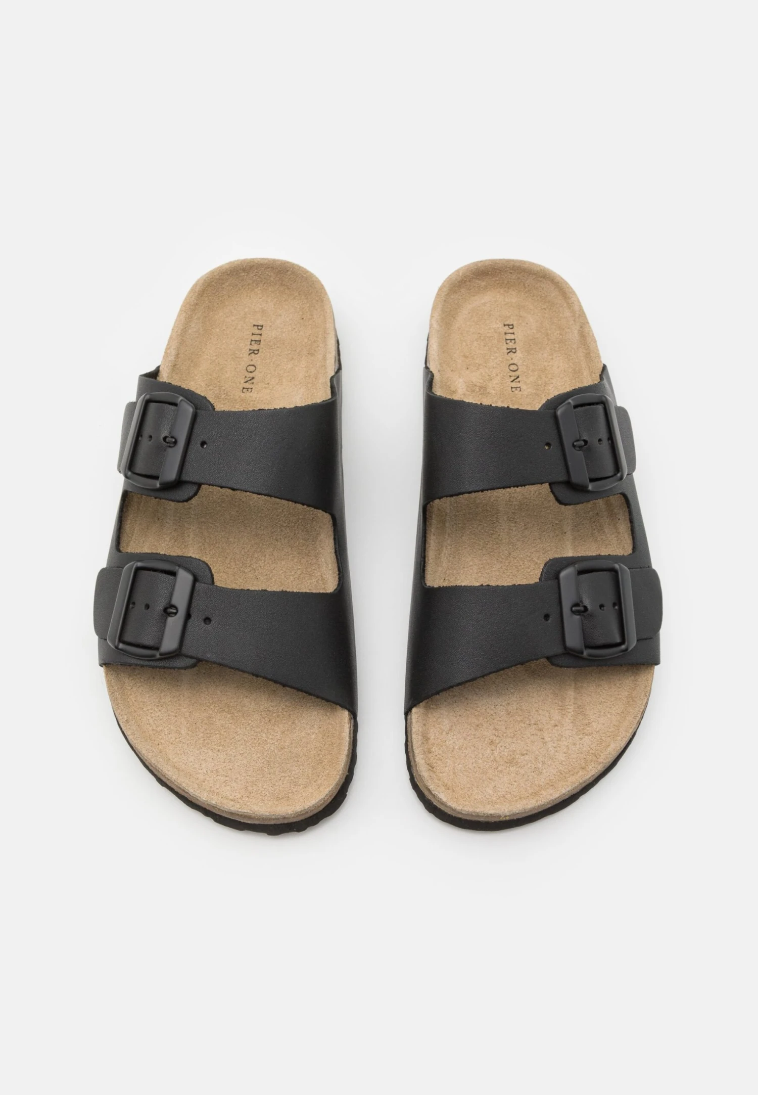 Pier One Leather Unisex - Mules - Black 4 Pier One Leather Unisex - Mules - Black - Image 4