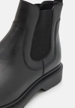 Pier One Leather - Classic Ankle Boots - Black 11 Pier One Leather - Classic Ankle Boots - Black -Pier One Sales Store b2d715d8ba004661b008edfc033d0a45