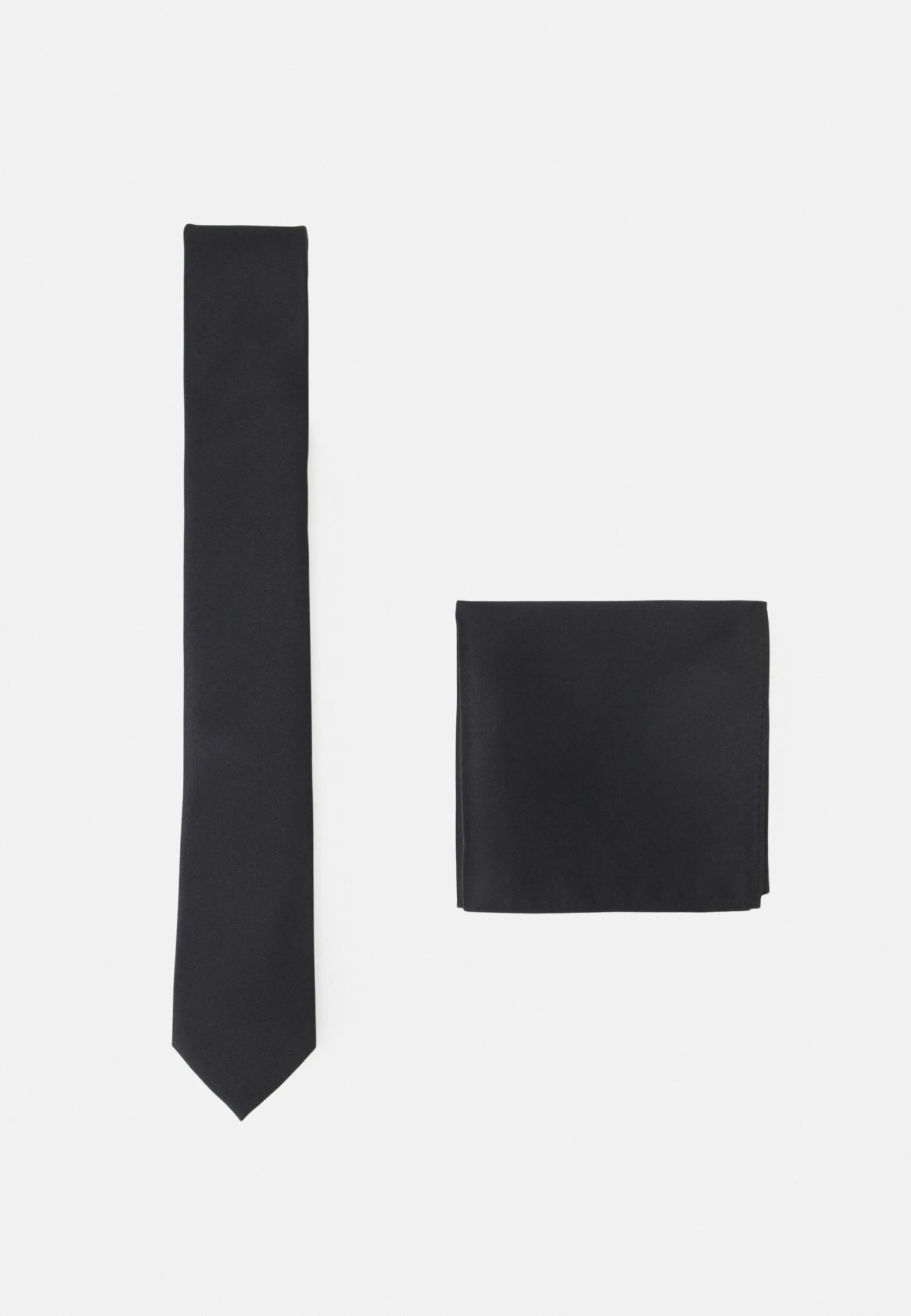 Pier One Set - Pocket Square - Black/Black 1 Pier One Set - Pocket Square - Black/Black