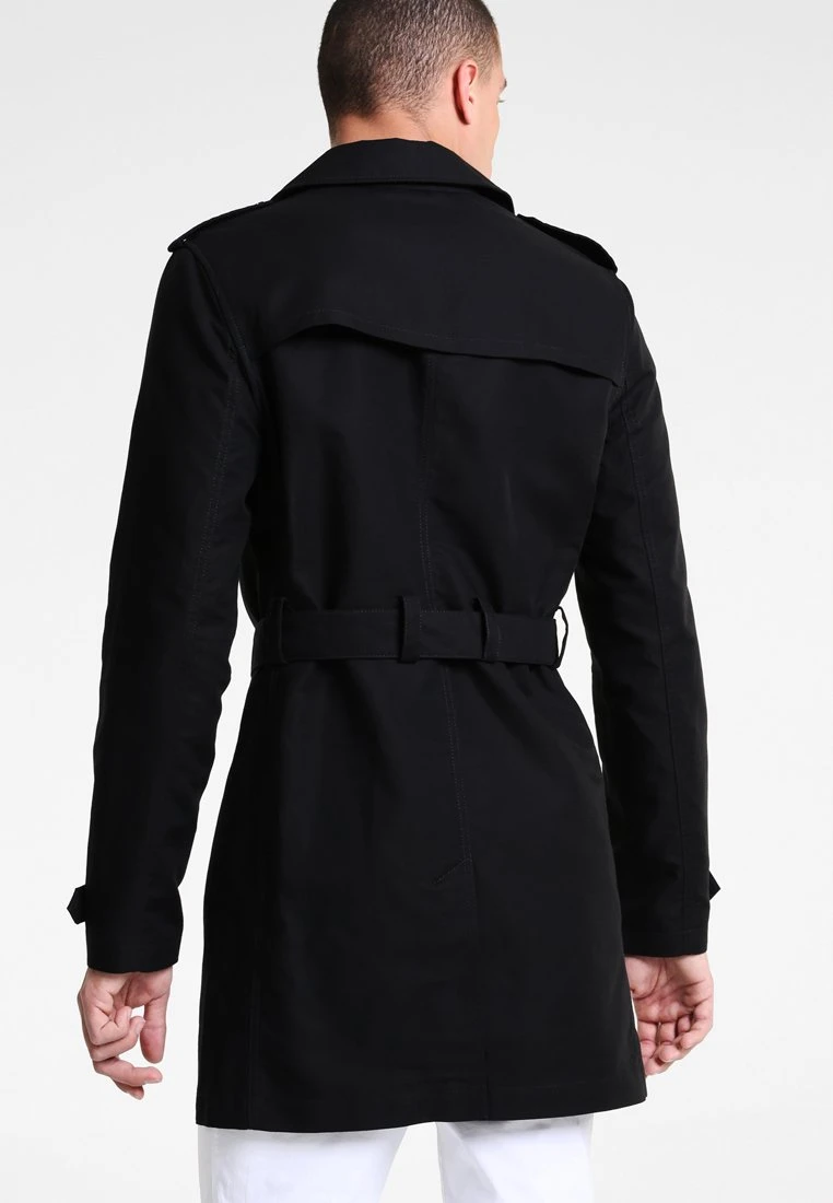 Pier One Trenchcoat - Black 3 Pier One Trenchcoat - Black - Image 3