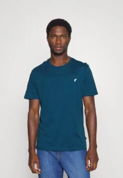 Pier One 5 Pack - Basic T-Shirt - White/Blue/Stone -Pier One Sales Store b839b6722acb4810893aab216141f42b