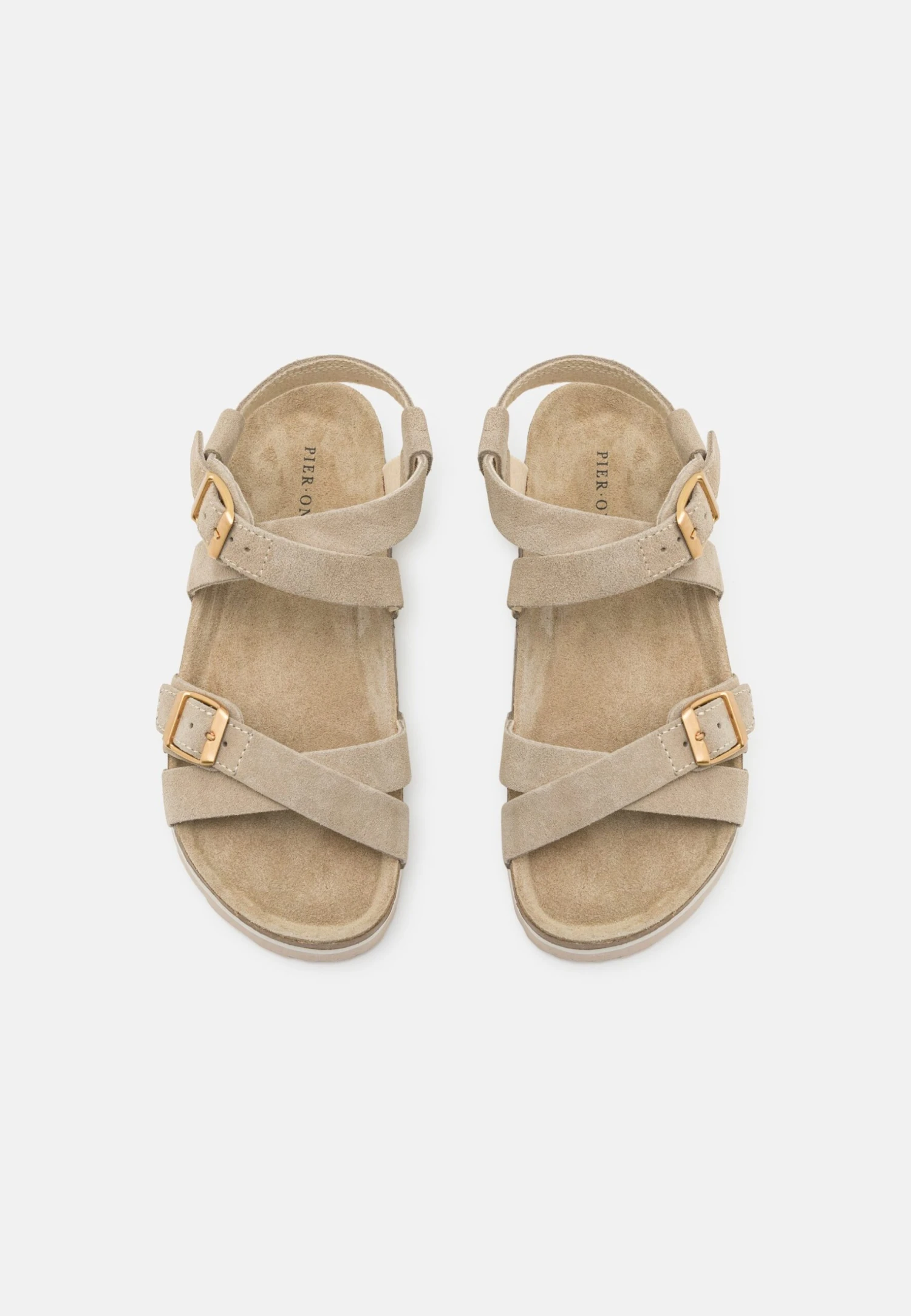 Pier One Leather- Sandals - Beige 6 Pier One Leather- Sandals - Beige - Image 6