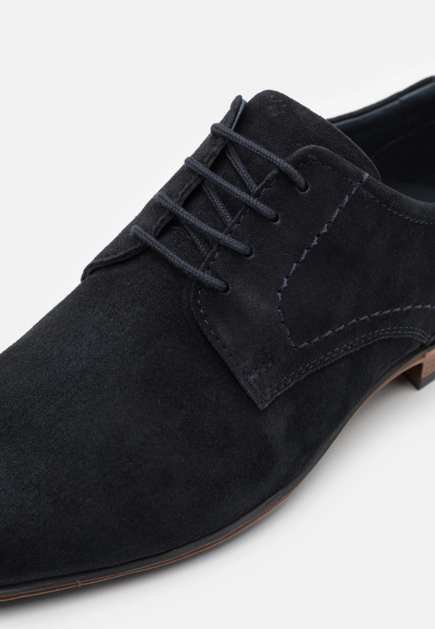 Pier One Leather - Smart Lace-Ups - Blue 6 Pier One Leather - Smart Lace-Ups - Blue - Image 6