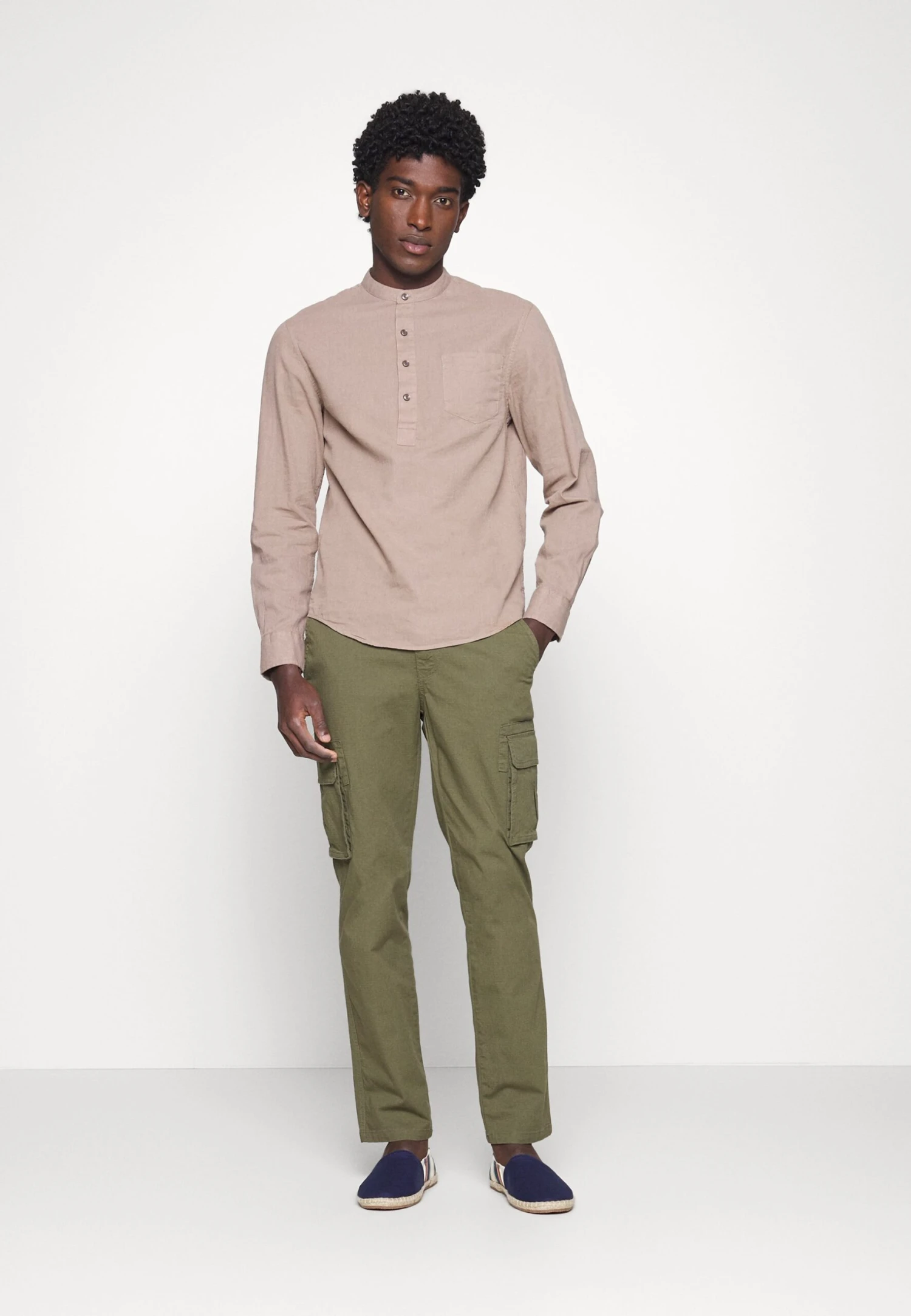 Pier One Shirt - Taupe 2 Pier One Shirt - Taupe - Image 2