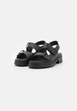 Pier One Leather- Sandals - Black -Pier One Sales Store c37bc286290b4a57995629940dda3bbb
