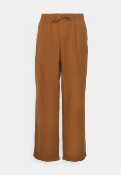 Pier One Drawcord Trousers Linen Blend - Trousers - Brown -Pier One Sales Store c4ae8584f74e4db6851401113131d1a0