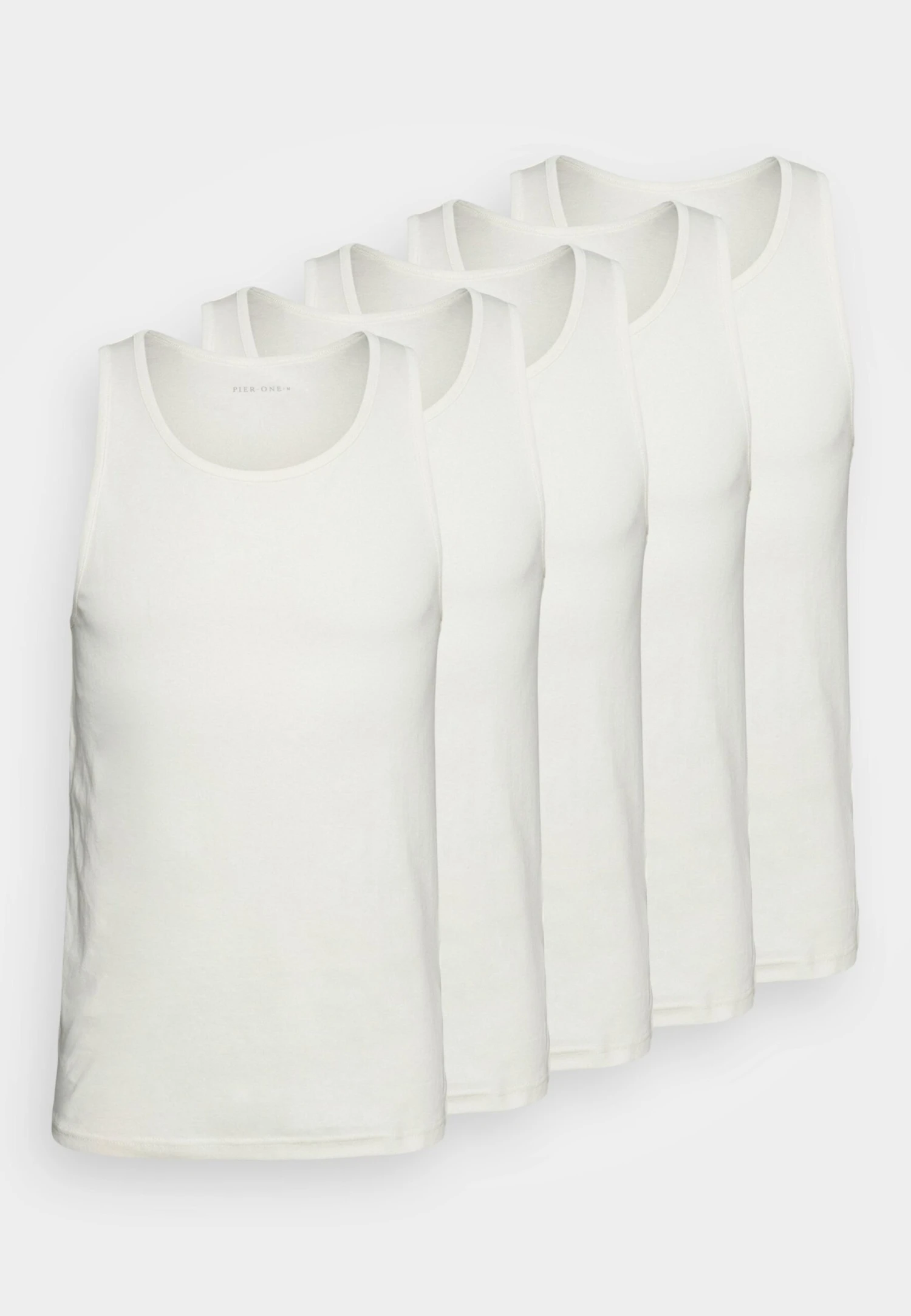 Pier One 5 Pack - Undershirt - White 6 Pier One 5 Pack - Undershirt - White - Image 6