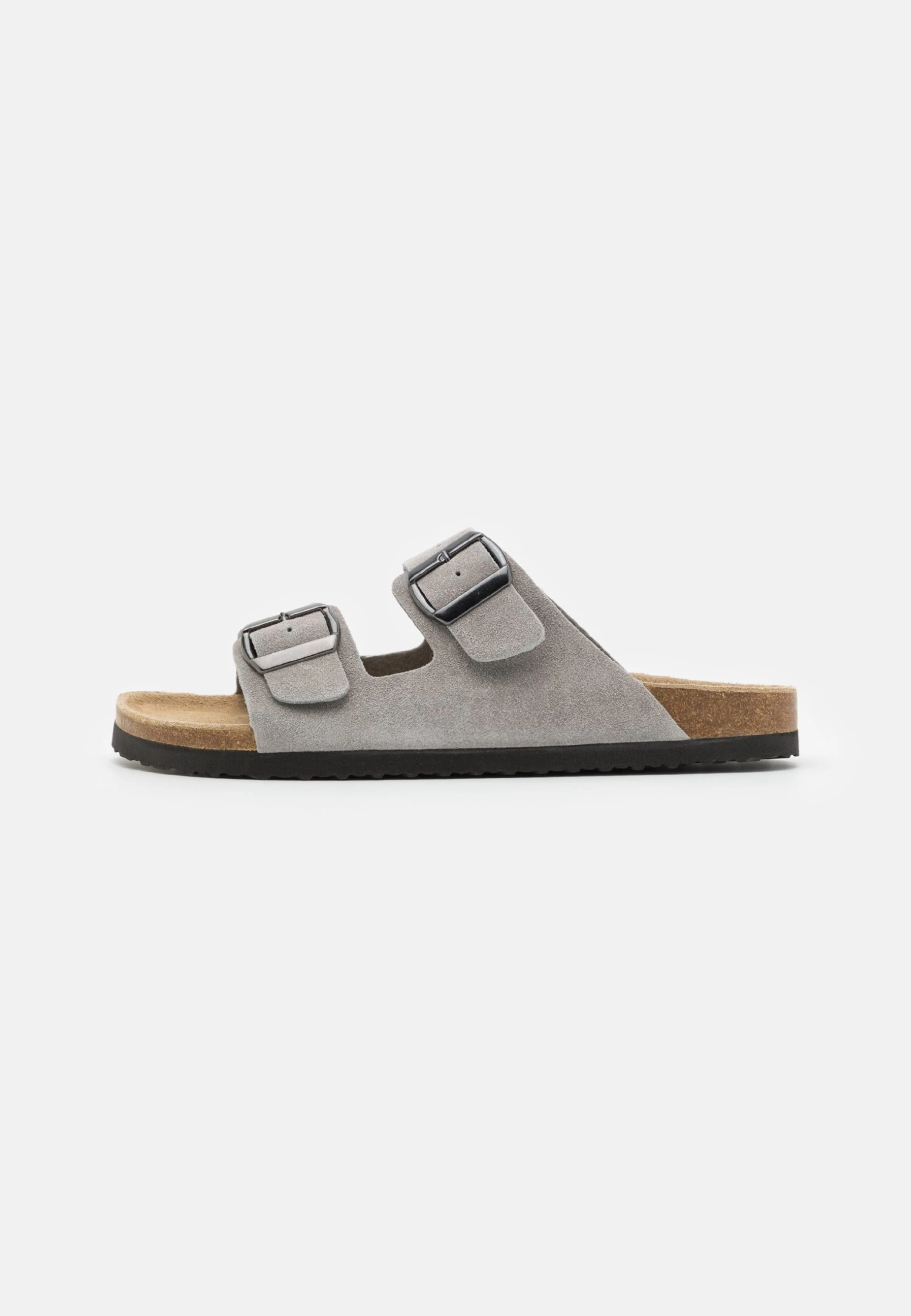 Pier One Leather Unisex - Slippers - Grey 1 Pier One Leather Unisex - Slippers - Grey