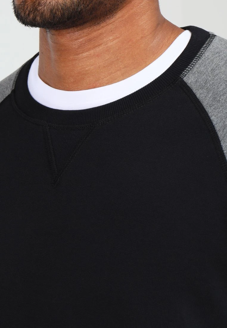 Pier One Sweatshirt - Grey Melange/Black 4 Pier One Sweatshirt - Grey Melange/Black - Image 4