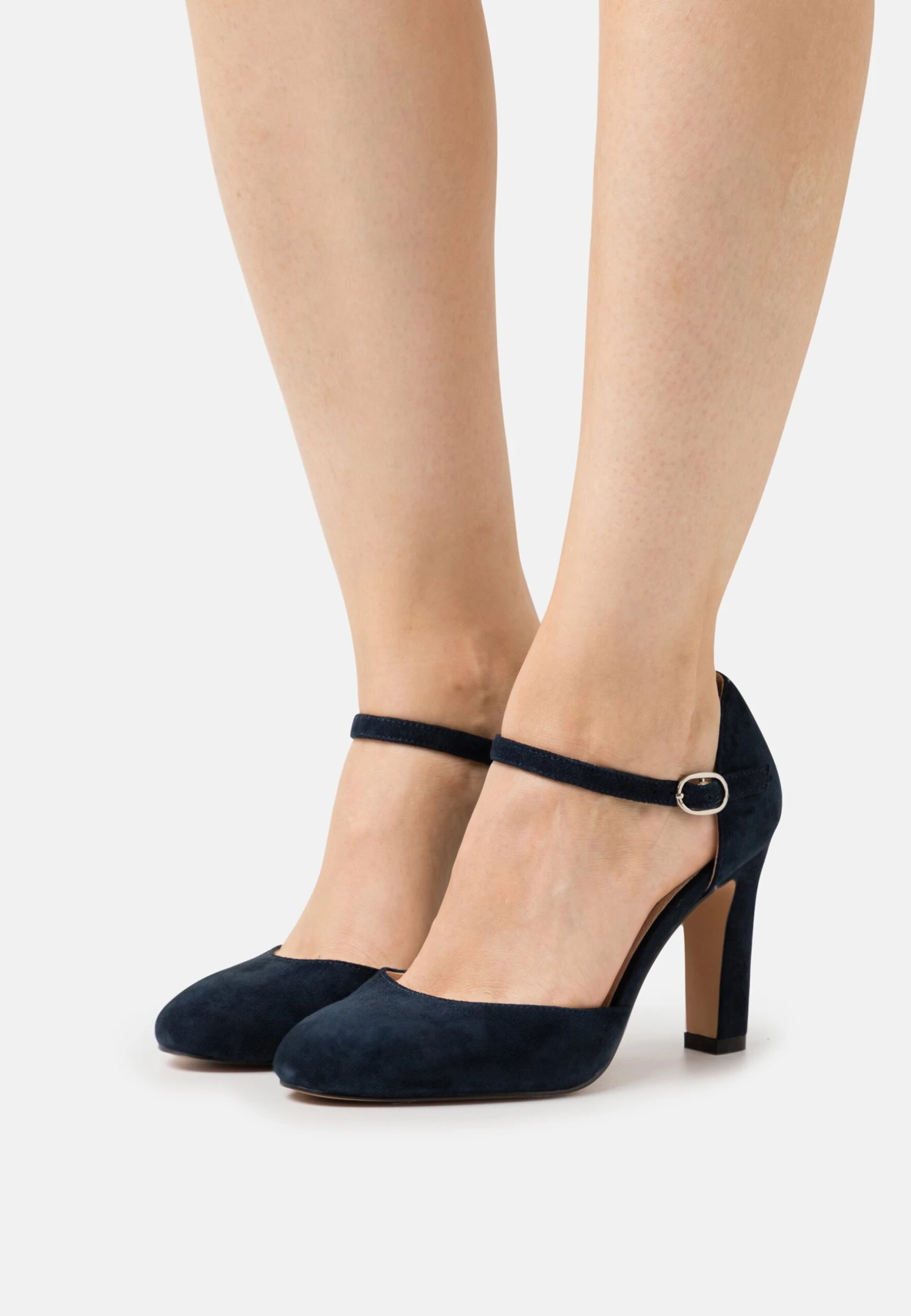 Pier One Leather- Classic Heels - Dark Blue 1 Pier One Leather- Classic Heels - Dark Blue