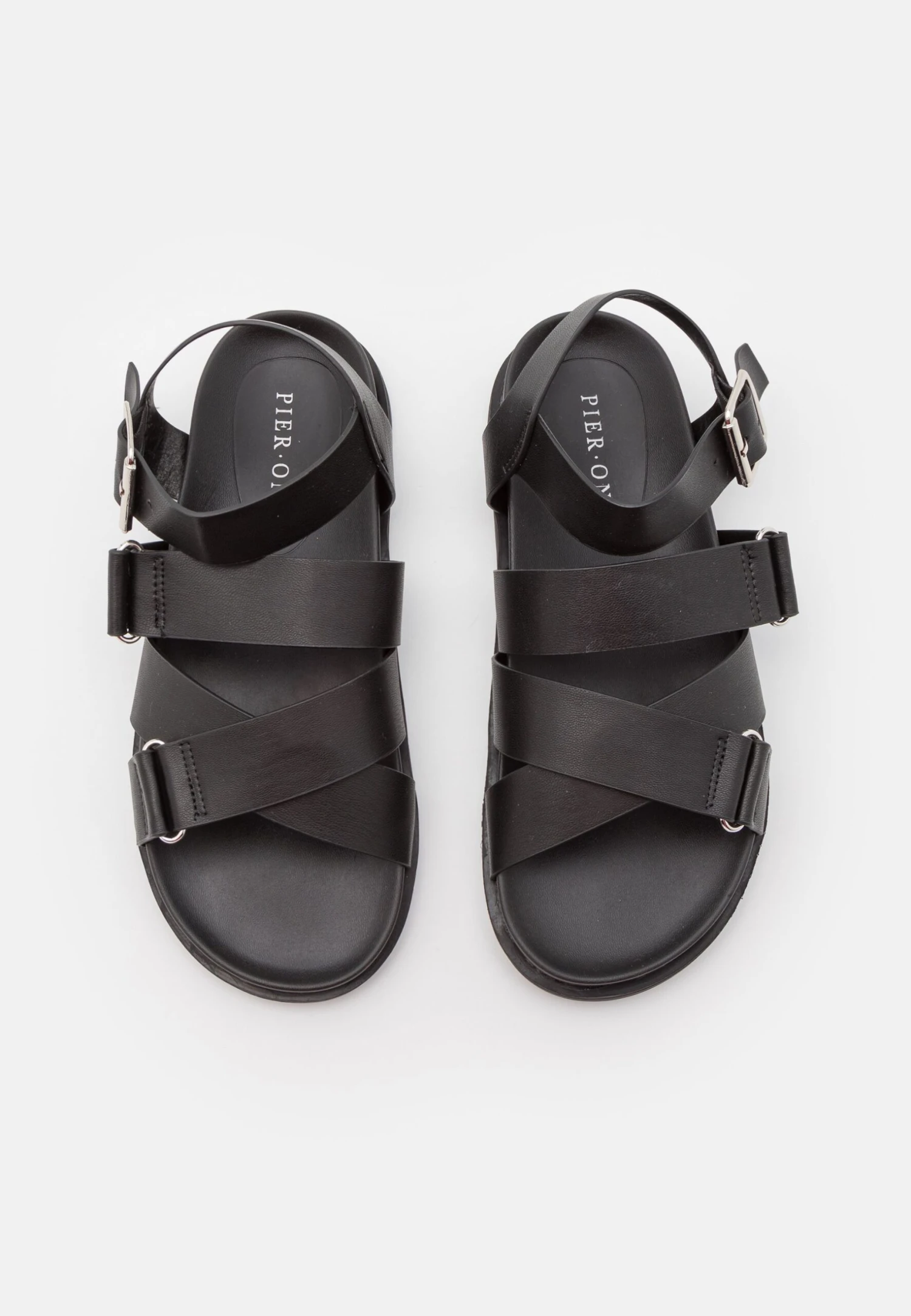 Pier One Unisex - Sandals - Black 4 Pier One Unisex - Sandals - Black - Image 4