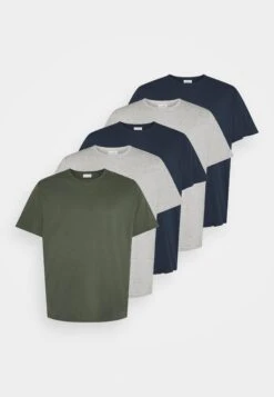Pier One 5 Pack - Basic T-Shirt - Khaki/Grey/Dark Blue 10 Pier One 5 Pack - Basic T-Shirt - Khaki/Grey/Dark Blue -Pier One Sales Store d3fe6e185c83415bbbdfd7d53b4f9bb2