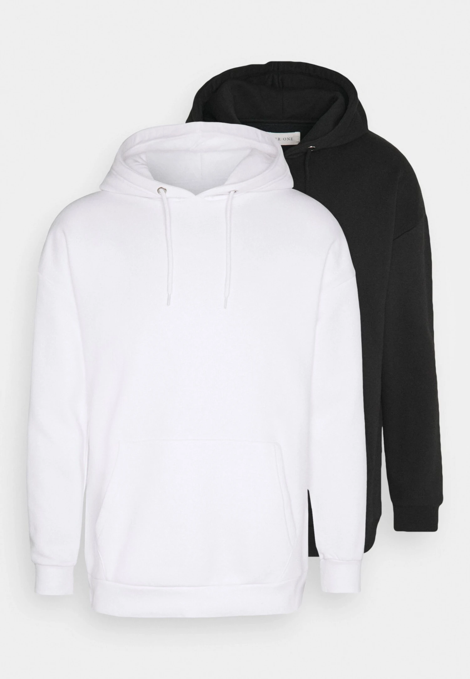 Pier One 2 Pack - Hoodie - White/Black 7 Pier One 2 Pack - Hoodie - White/Black - Image 7
