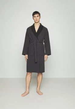 Pier One Shawl Towel Bathrobe - Dressing Gown - Dark Grey 7 Pier One Shawl Towel Bathrobe - Dressing Gown - Dark Grey -Pier One Sales Store d74acb5b72bf4a45a923d6b0a18d6eaf